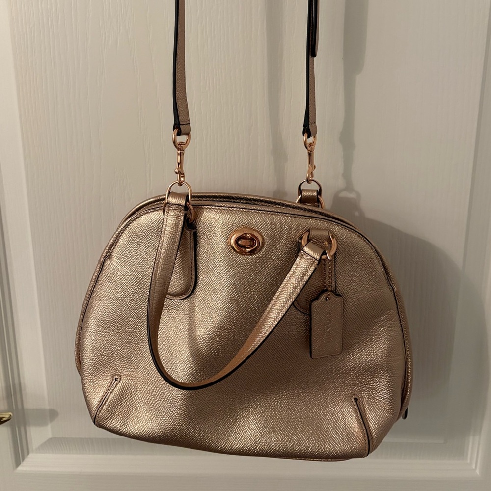 Coach Rose Gold Medium-sized Handbag